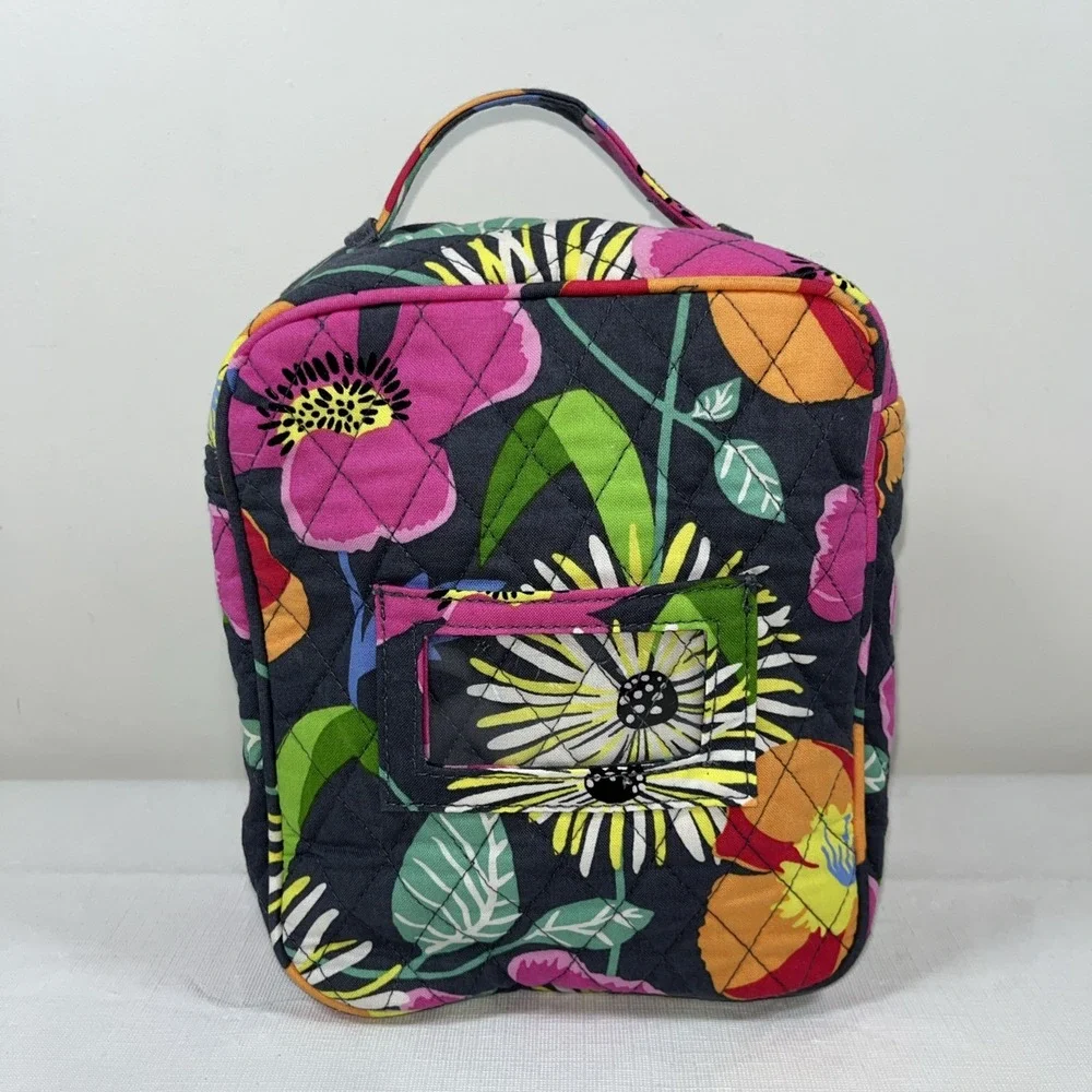 Vera Bradley‎ Floral Jazzy Blooms Insulated School Work Lunch Bunch Bag Spring